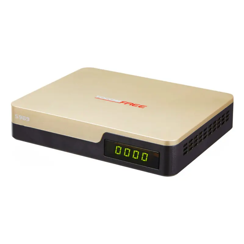 Satellite TV Receiver TocomFree S989 + Single LNB USB WiFi AV Cable Digital Box with Free IKS SKS IPTV for South America | Электроника