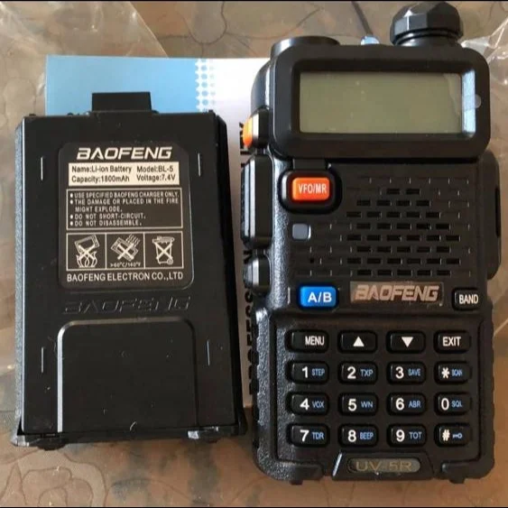 Baofeng Walkie Talkie Uv-5r Two Way Cb Radio Upgrade Version Uv5r 128ch 5w Vhf Uhf 136-174mhz & 400-520mhz | Мобильные телефоны
