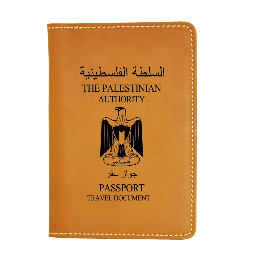 Обложка для паспорта Palestine простая кожаная обложка загранпаспорта загранпаспорт