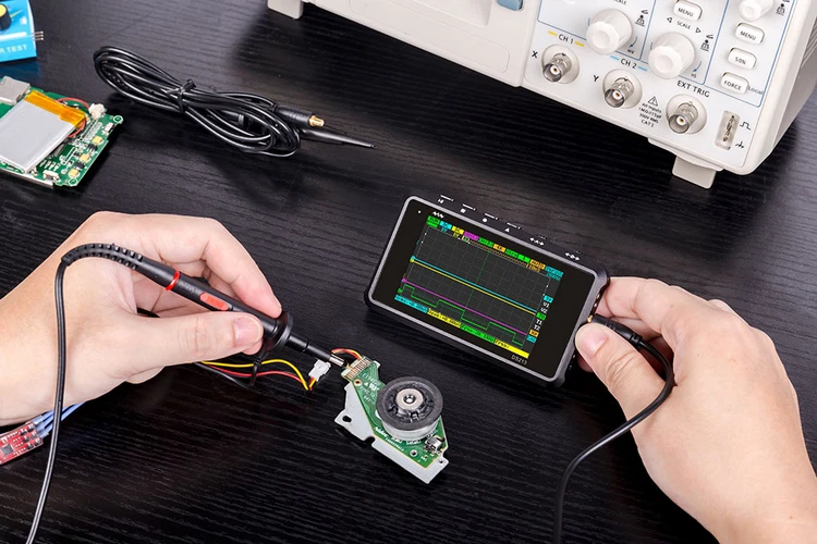 CCDSO Мини DSO карманный размер DSO213 цифровой осциллограф USB ручные осциллографы комплект аналоговой полосы пропускания Osciloscopio DS213