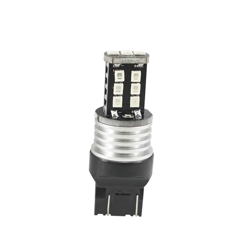 Meetrock Новые супер яркий T20 led 7443 w21/5w 15 w SMD 2835 Светильник Автомобиля стопорный тормоз