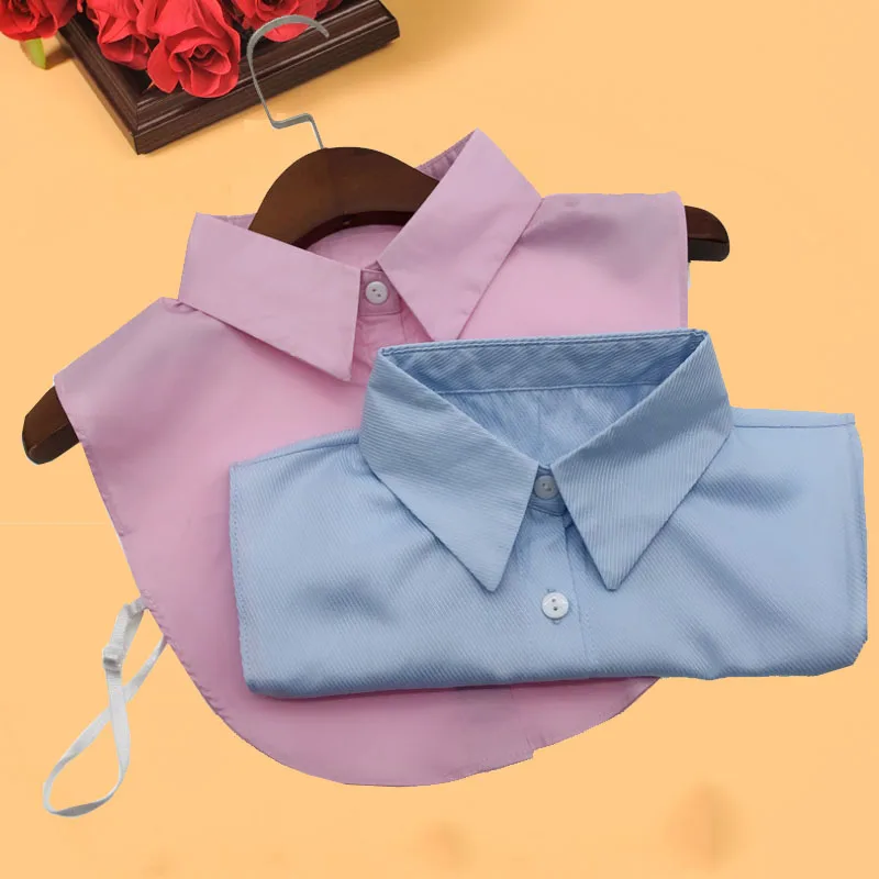 

Leopard Fake Collars Women Blouse 2019 White Women False Collar Fake Shirt Ladies Detachable Collar For Women Lace Nep Kraagie