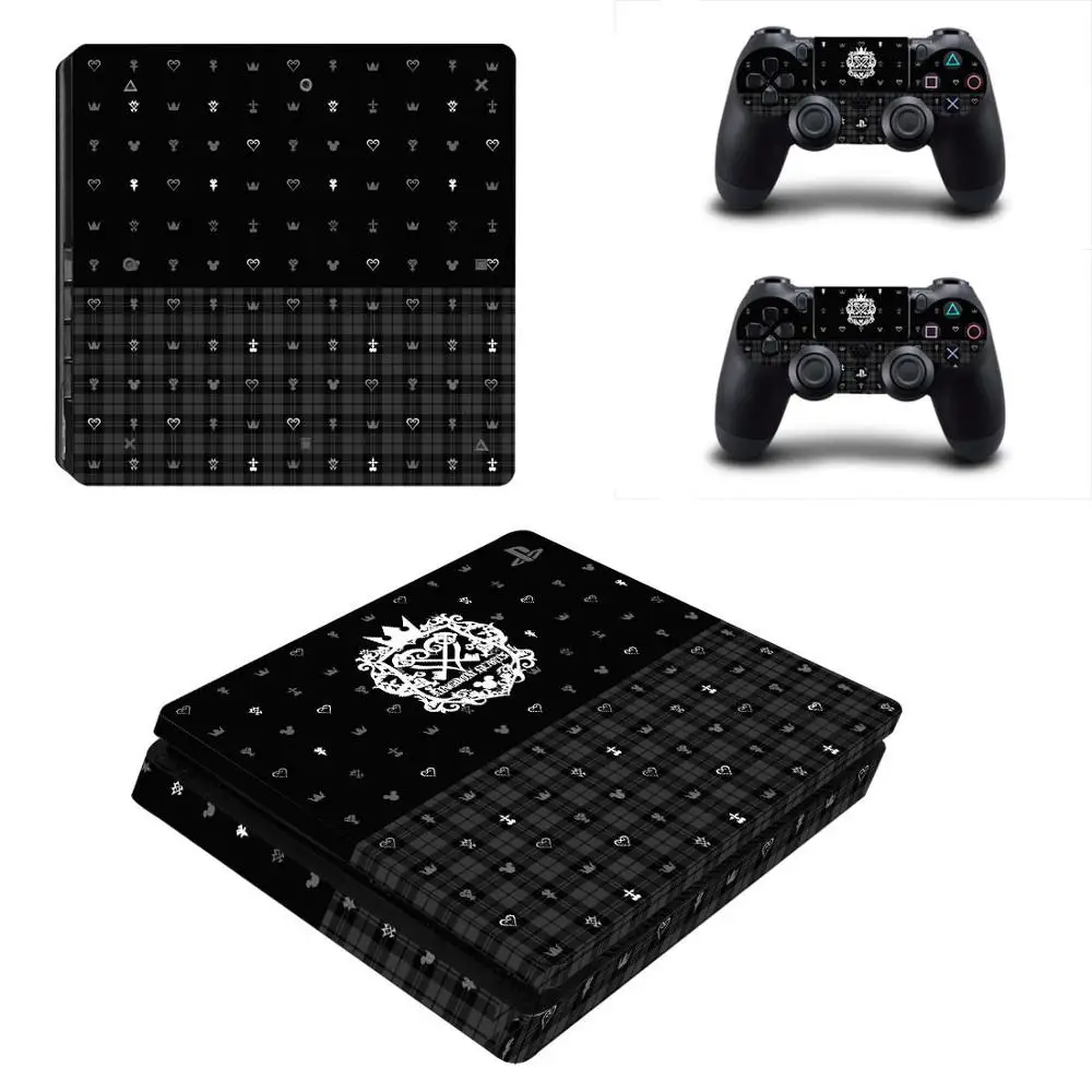 Kingdom Hearts 3 PS4 тонкая наклейка для кожи Play station 4 Slim sticker s Decal Pegatina для игровой консоли и контроллера - Цвет: YSP4S-3120