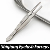 suzhou strong eyelash tweezers ophthalmologist reverse eyelash 9cm round head 1 5 platform tweezers eyebrow clip tattoo use
