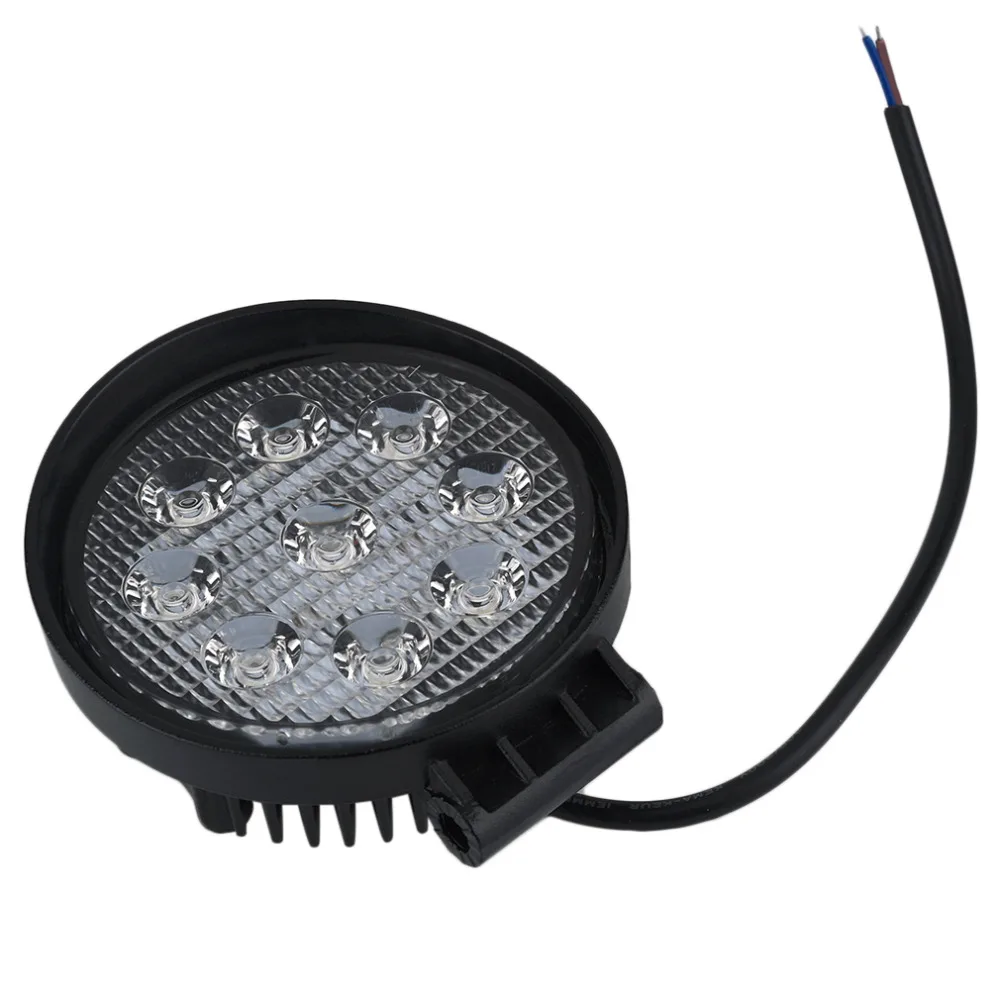 Точечный/заливающий противотуманный светильник 27 Вт светодиодный рабочий 12 В IP67