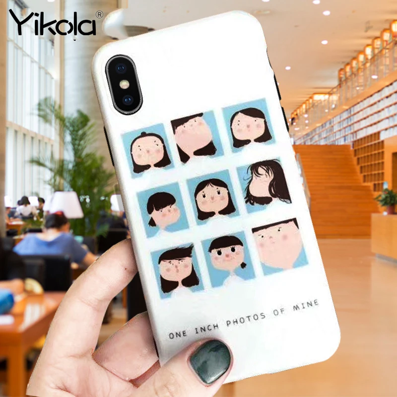 Yikola IMD Мягкий силиконовый чехол для телефона iPhone х противоударный Ultra Slim задняя