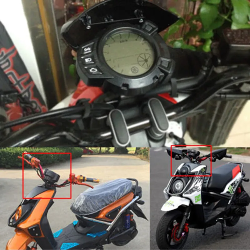 7 цветов ЖК-дисплей 12V мотоциклетный Спидометр Тахометр для Yamaha BWS 125 Мотоцикл Велосипед