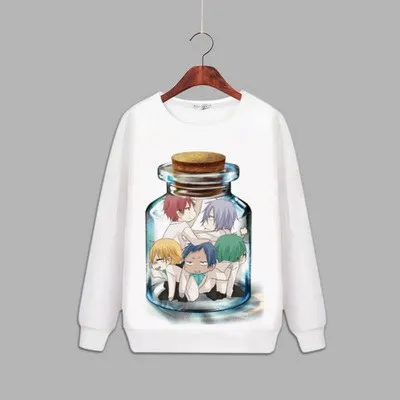 17 Kuroko no Basuke SEIRIN Kuroko Tetsuya аниме печатных толстовка унисекс с длинным рукавом TEIKO член флис топы толстовки для осени - Цвет: 17