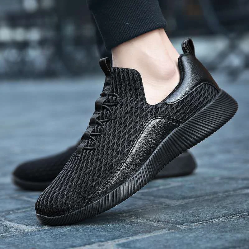 New Men Fashion Shoes Good Match Casual Non-slip Summer Autumn Breathable Driving Footwear Man Student Sneakers | Обувь