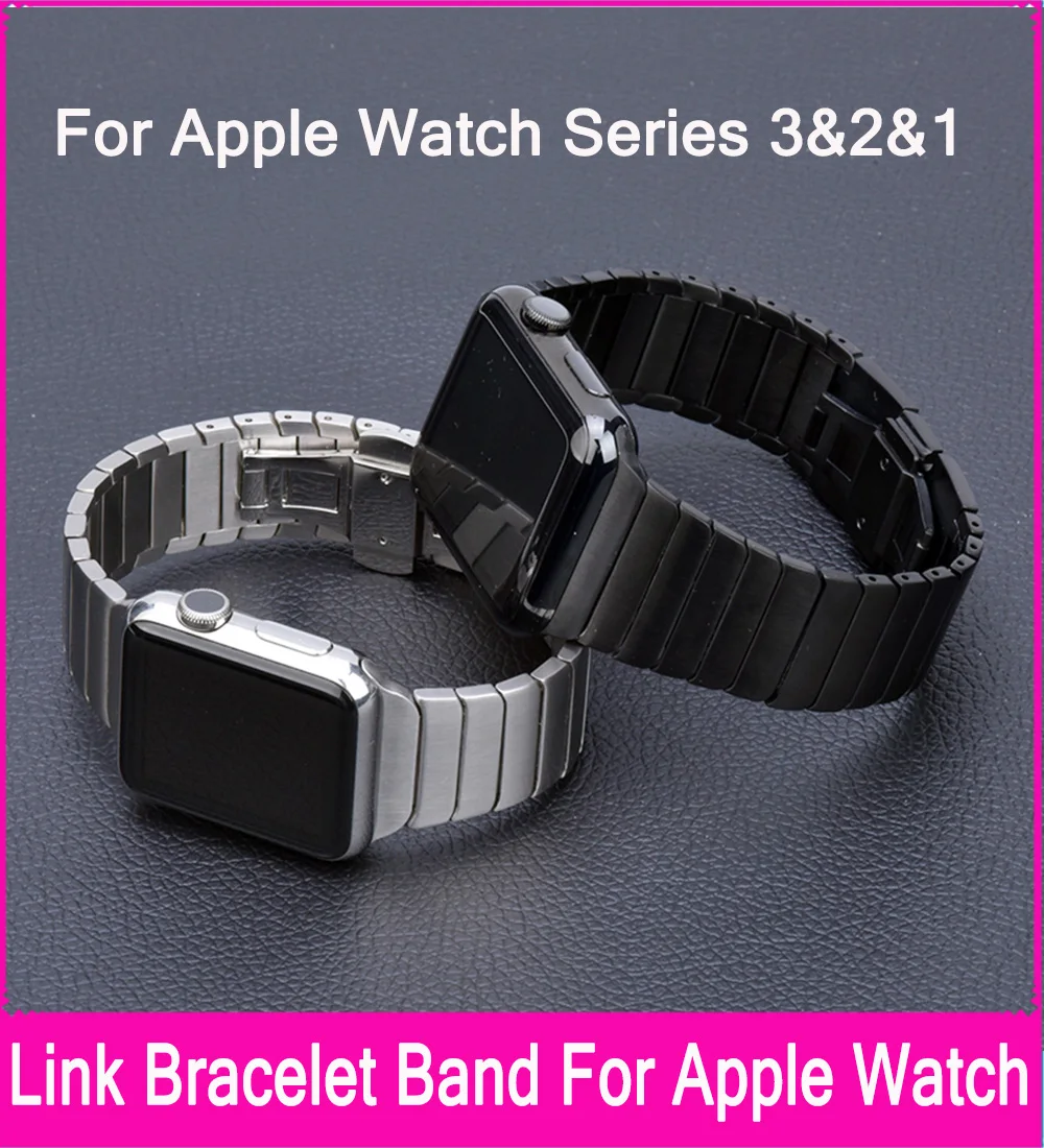 Звеньевой браслет из нержавеющей стали для Apple Watch Series 4 44/42/38 мм|link bracelet|band for apple