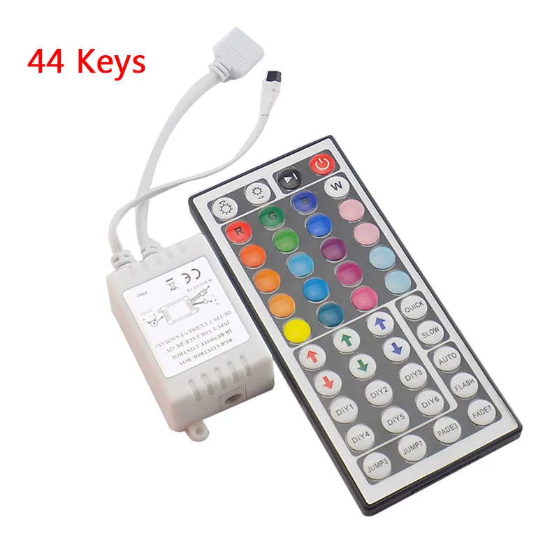 DC 12V 5050 LED RGB полосы света ledstrip ленты 44 Ключ ИК пульт дистанционного управления