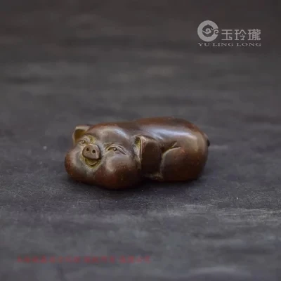 

Карманные (милые поросенки) маленькие украшения старинная бронзовая скульптура
