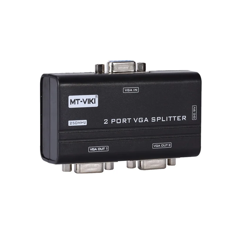 MT-VIKI VGA сплиттер 2 порта 1 в из USB KVM переключатель дисплей Дубликатор поделиться