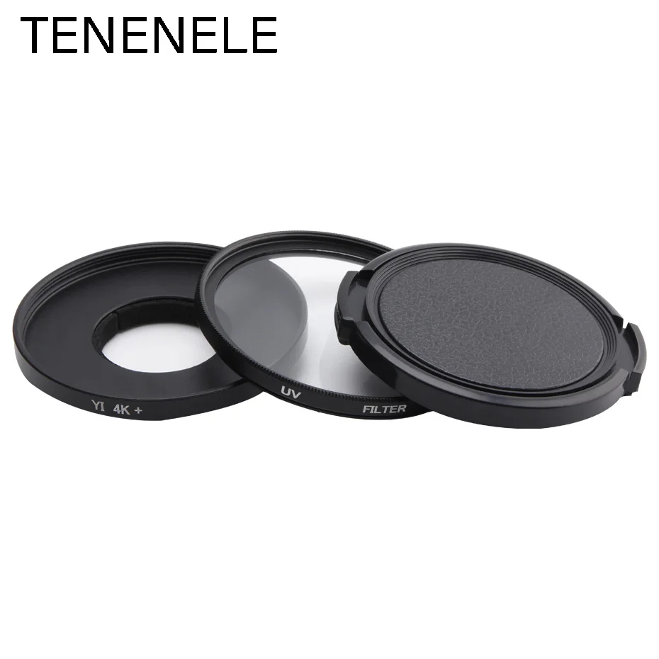 UV TENENELE для Yi 4 K Lite фильтр для экшн-камеры CPL UV набор фильтров нейтральной плотности для Xiaomi Yi 4 K+ Plus аксессуары для спортивной камеры - Цвет: UV