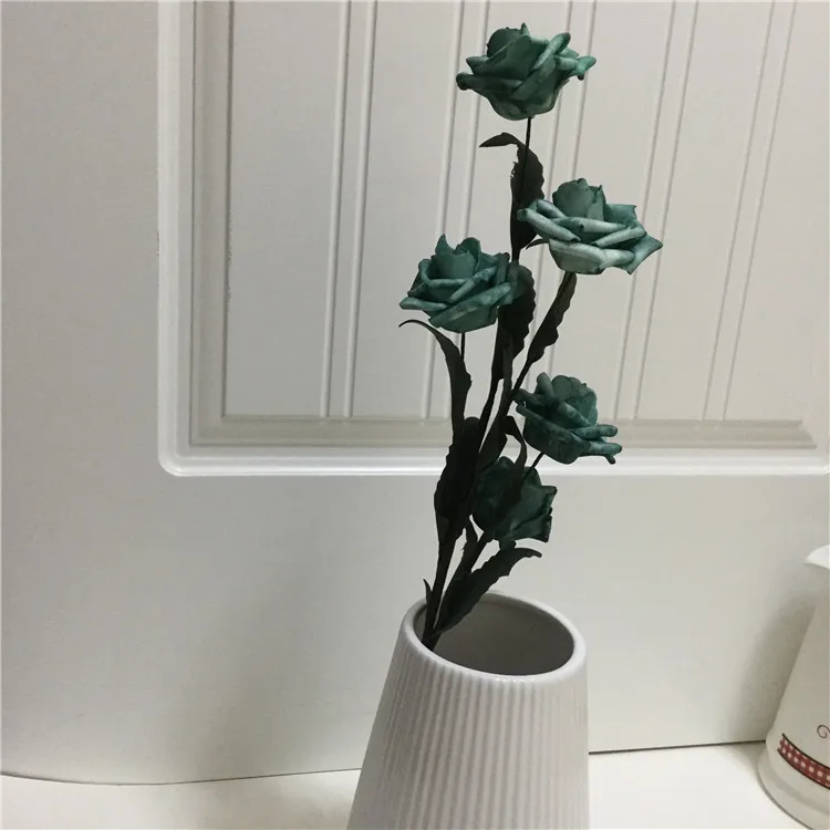 Искусственные розы из вспененного этилвинилацетата 1 шт. упак. 65 см одиночные длинные стволовые букет