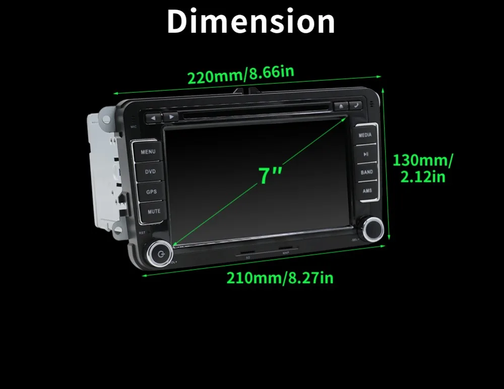 Bosion 2 din android 7 1 автомобильный dvd-плеер с Wi-Fi Bluetooth для vw Универсальный Автомобильный