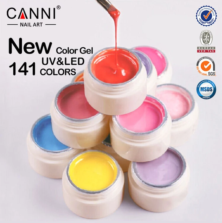 (Вы Выбираете Цвета) 6 Шт. CANNI УФ/LED Отверждения Лампы Soak Off Nail Art Краски UV Гель Для