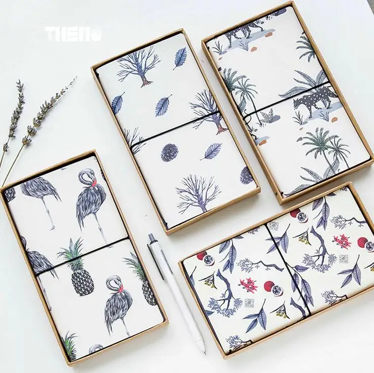 

Flamingo Fruit And Plant PU Leather Cover Planner Notebook Diary Book Exercise Composition Stationery Gift