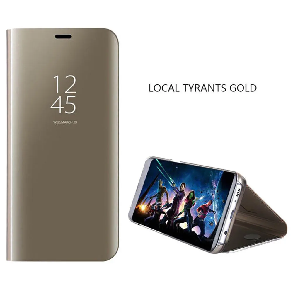 Новый роскошный кожаный чехол с зеркальным покрытием для Huawei Mate 20 Прямая