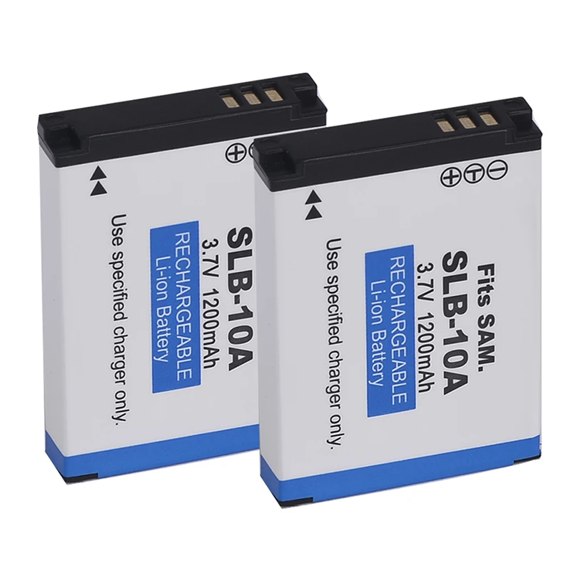 ABHU 2x для samsung SLB 10A Батарея WB150F WB280F WB201F WB2100 WB800F EX2F|Батареи| |