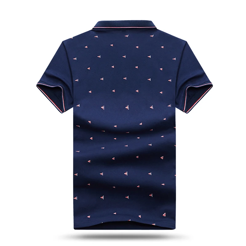 Рубашка-поло MIACAWOR MT638 мужская с коротким рукавом модная сорочка Slim Fit в