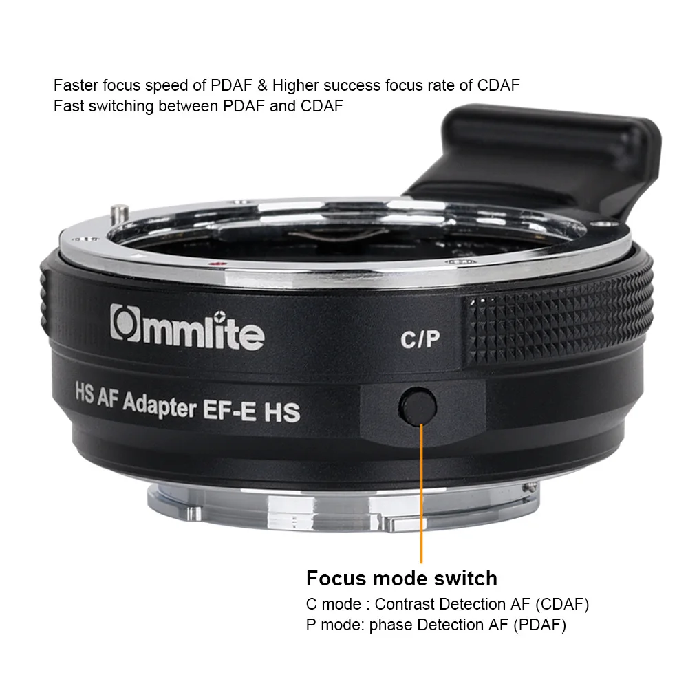 Commlite CM EF E HS быстрый адаптер для объектива с автофокусом Canon EF/EF S объектив Sony Mount