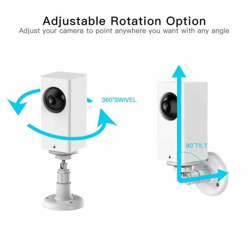 Wyze/blink/Arlo Pro кронштейн пластиковый для камеры Белый Универсальный наблюдения |