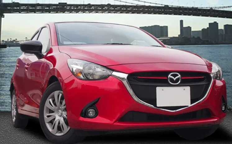 Хромированная передняя решетка гриль крышка отделка молдинг для Mazda 2 Demio DJ DL мазда2 хэтчбек седан аксессуары Стайлинг
