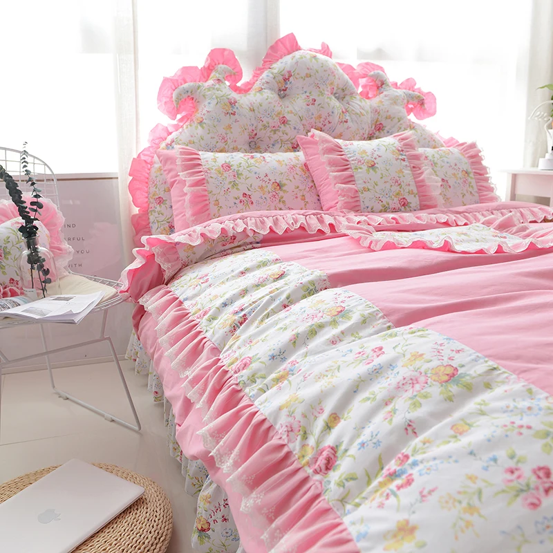 Комплект постельного белья в пасторальном стиле из 4/6 предметов|bedding set|printed bedding