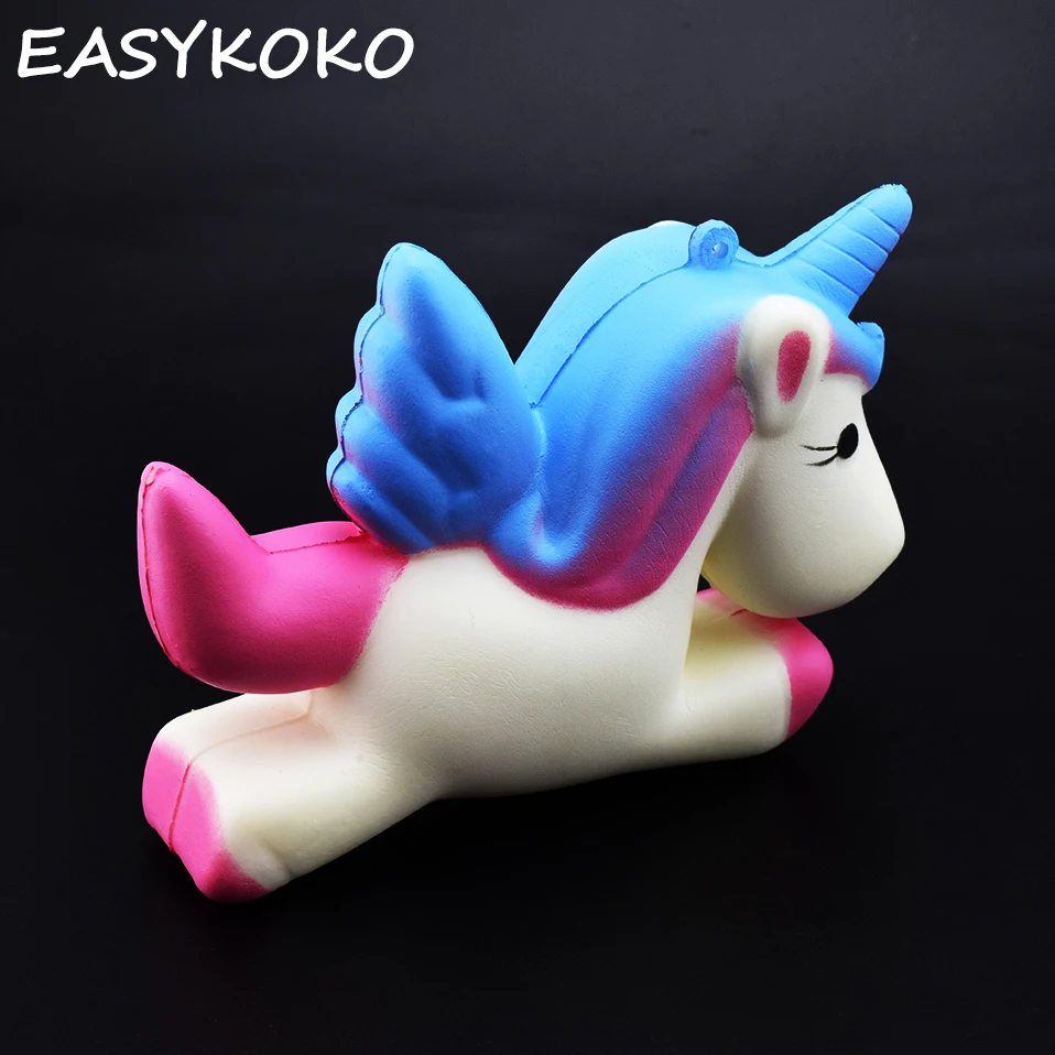 Squishy Unicorn Jumbo Kawaii Flying Fun Kid Toys animal Slow Rising Squishies Charm Exquisite Antistress Soft Toy | Игрушки и хобби