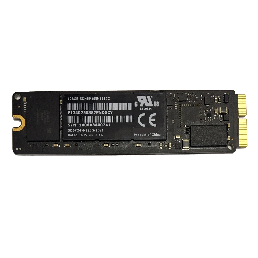 Твердотельный накопитель 128 ГБ 256 512 SSD для Apple Macbook Pro Retina A1502 A1398 Air A1465 A1466