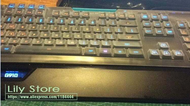 Для проводной механической клавиатуры logitech G910 с защитой от пыли и яркой подсветкой