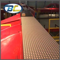 activated roller belt conveyor roller diverter wheel sorter machine for package and logistic