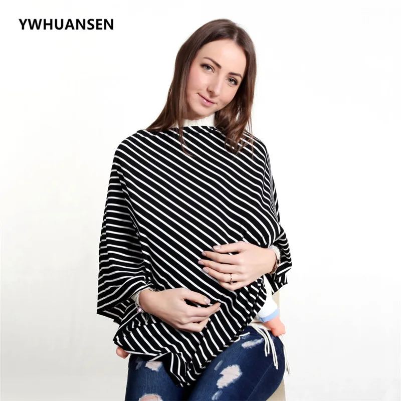 

YWHUANSEN Triangle Capes For Breastfeeding Clothes Baby Seat Cover Fashionable Nursing Scarves Newly Born Shopping Cart Cover