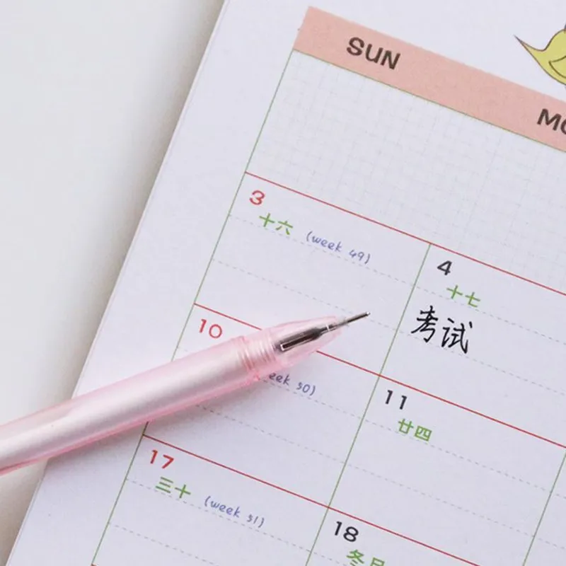 Coloffice 1 шт. кавайные гелевые ручки с кроликом карандаши черные чернила 0 5 мм для