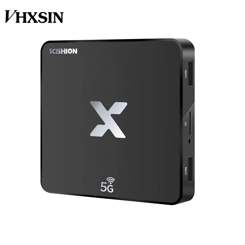VHXSIN модель X 4 k Smart TV Box Android 8 1 Rockchip3229 2 Гб 16 5g WiFi | Электроника
