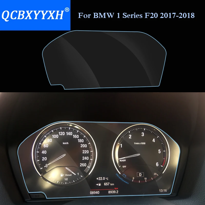 Стайлинг автомобиля QCBXYYXH краска на приборную панель защитная ПЭТ пленка для BMW 1