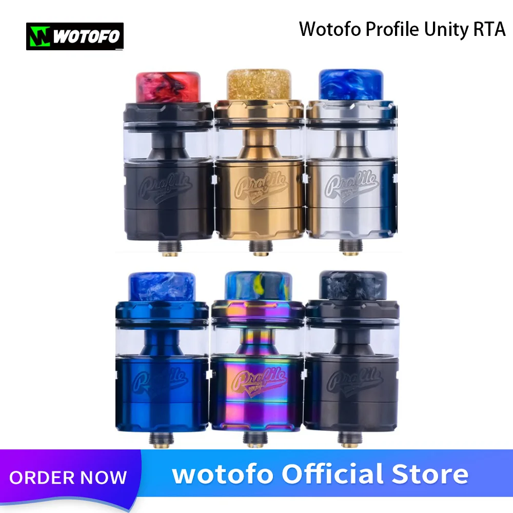 Оригинальный атомайзер Wotofo Profile Unity RTA 3 5 мл испаритель для восстановления капель