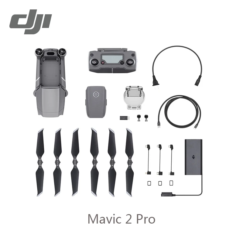 DJI Mavic 2 Pro/Mavic2 Zoom/Smart control ler/комплект аксессуаров Hasselblad камера 4K HDR видео 8 км пульт дистанционного управления 31 мин Время полета - Цвет: Mavic 2 Pro