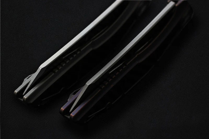 Зодиак карманный нож складной CTS-204P TC4 + углеродный Флиппер открытый кемпинг