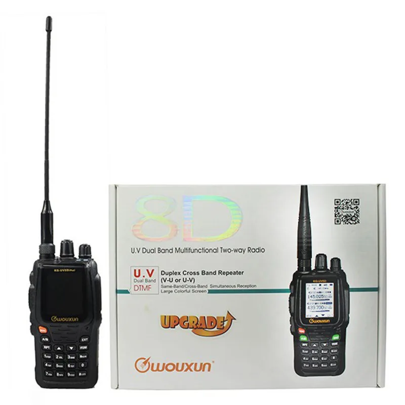 DHL Бесплатная доставка KG UV8D (плюс) Walkie Talkie UHF/VHF дуплексный перекрестный