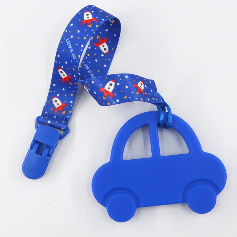 Силиконовый Прорезыватель+ соска цепи игрушки Baby Care мини-автомобиль Прорезыватель помочь прорезывания зубов роста игрушки мультфильм автомобиль Форма Детские Прорезыватели для зубов b0996