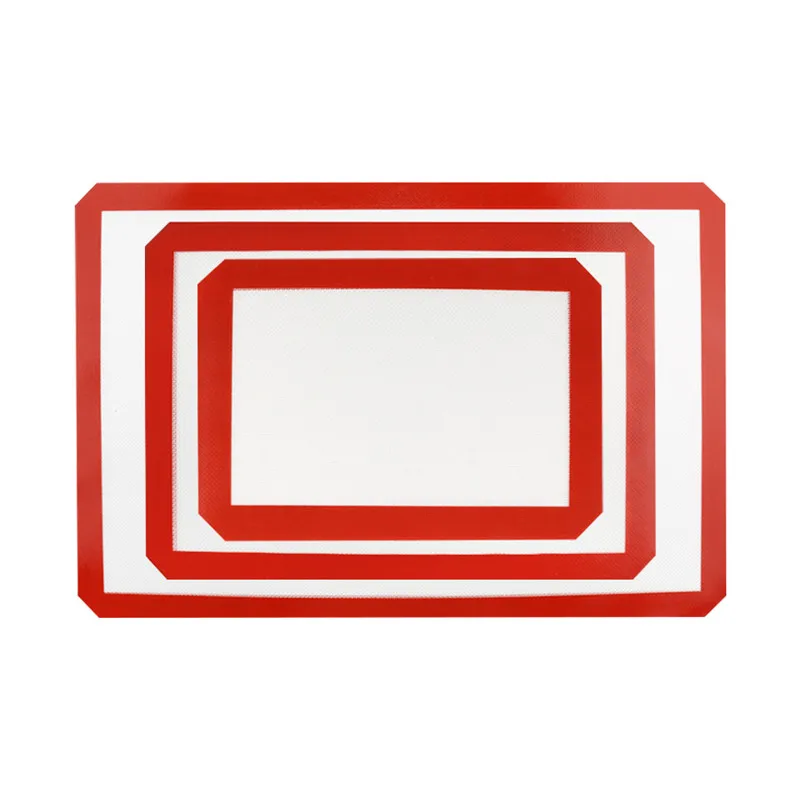 Non-Stick Silicone Baking Mat Pad For Cake Cookie Macaron Oil Proof Liner Glass Fiber Rolling Dough Cooking Tools | Дом и сад