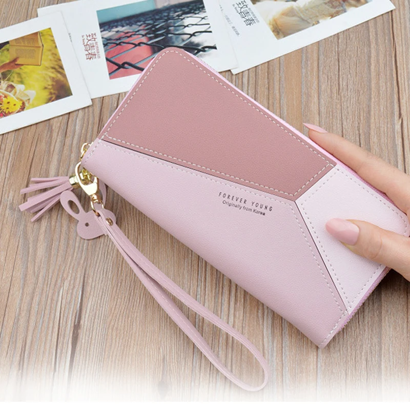 2019 женский бумажник на молнии сумка портфеле большой Bolso Mujer кошелек милый