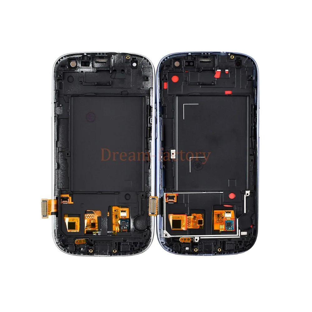 10 шт. DHL i9300 дисплей для SAMSUNG Galaxy S3 экран с заменой рамы | Мобильные телефоны и