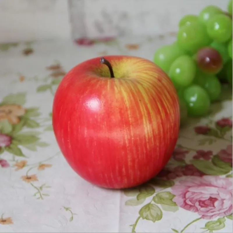 Насыщенный сапфировый 1 шт. искусственные фрукты DIY Пластиковые поддельные фрукты гостиная кухня домашний декор Свадебные украшения Рождество - Цвет: Насыщенный сапфировый