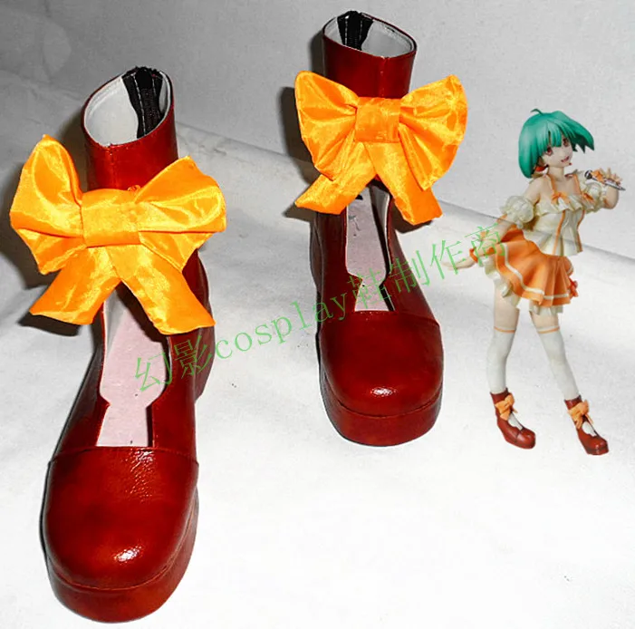 Macross Frontier Ranka Lee Red Girls обувь для косплея на Хэллоуин H016|shoes shoes|shoes girlsshoes red |