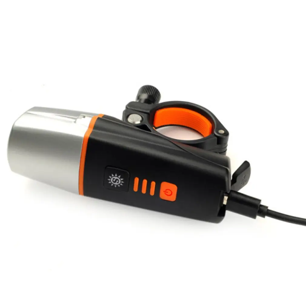Waterproof Mountain Bike USB Charging Bicycle Light Super Bright Bikes Headlight Front Lamp For Safety Night Cycling | Спорт и