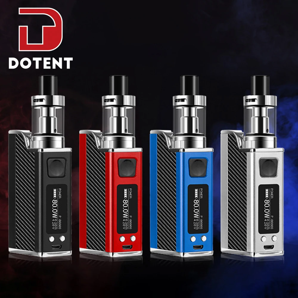 DOTENT Polar Night 150 Вт стартовый набор 1500 мАч батарейный блок мод 2 мл атомайзер 510 нить