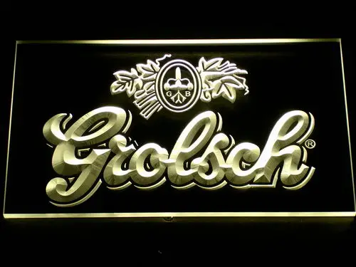 007 Grolsch Beer Bar Pub Club Новый светодиодный неоновый светильник с выключателем вкл./выкл.